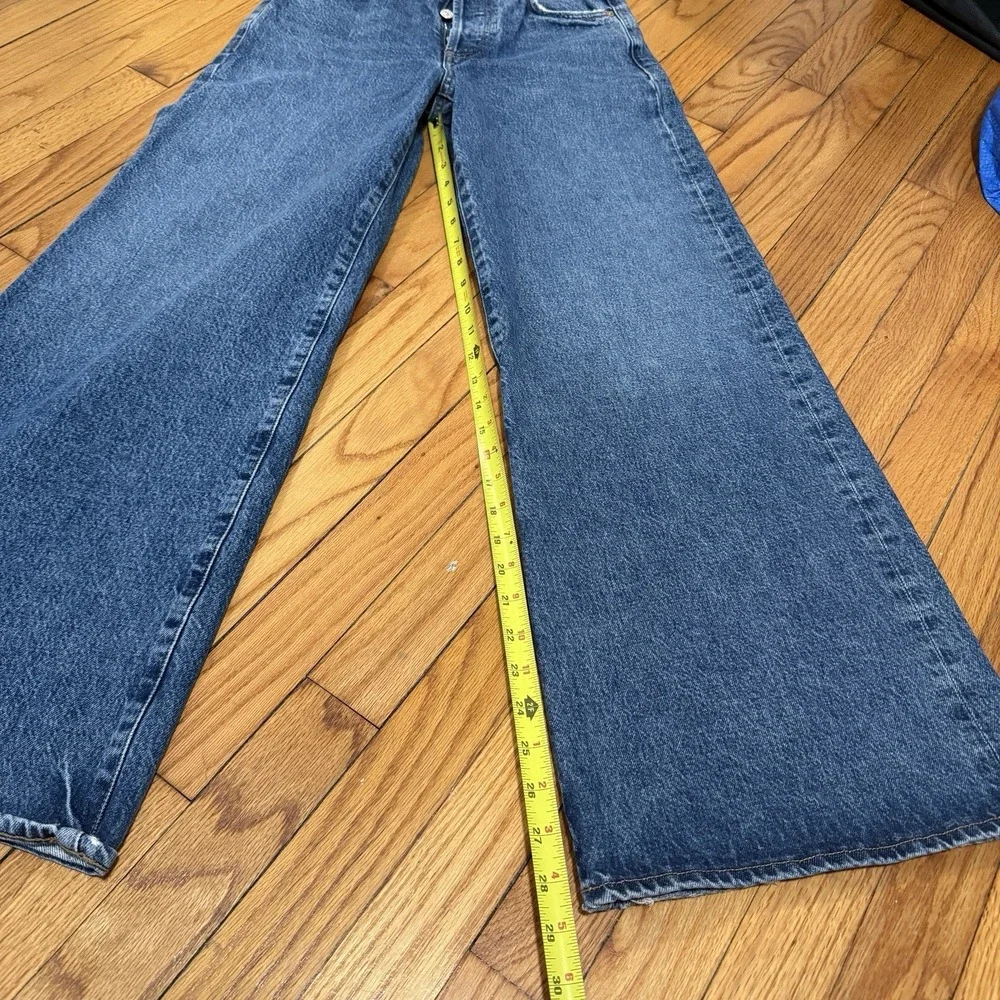 Citizens of Humanity Beverly Slouch Boot‎ Wide Leg Jeans in Corsage Blue